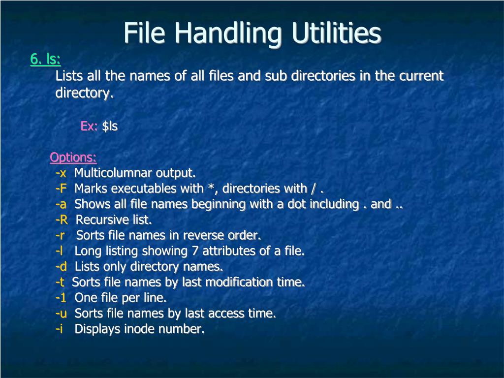 PPT The UNIX File System PowerPoint Presentation, free download ID