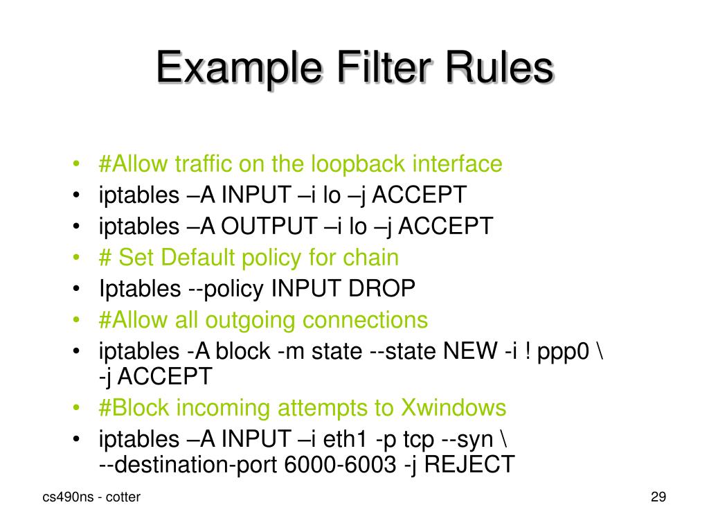 PPT Firewalls PowerPoint Presentation, free download ID4743980
