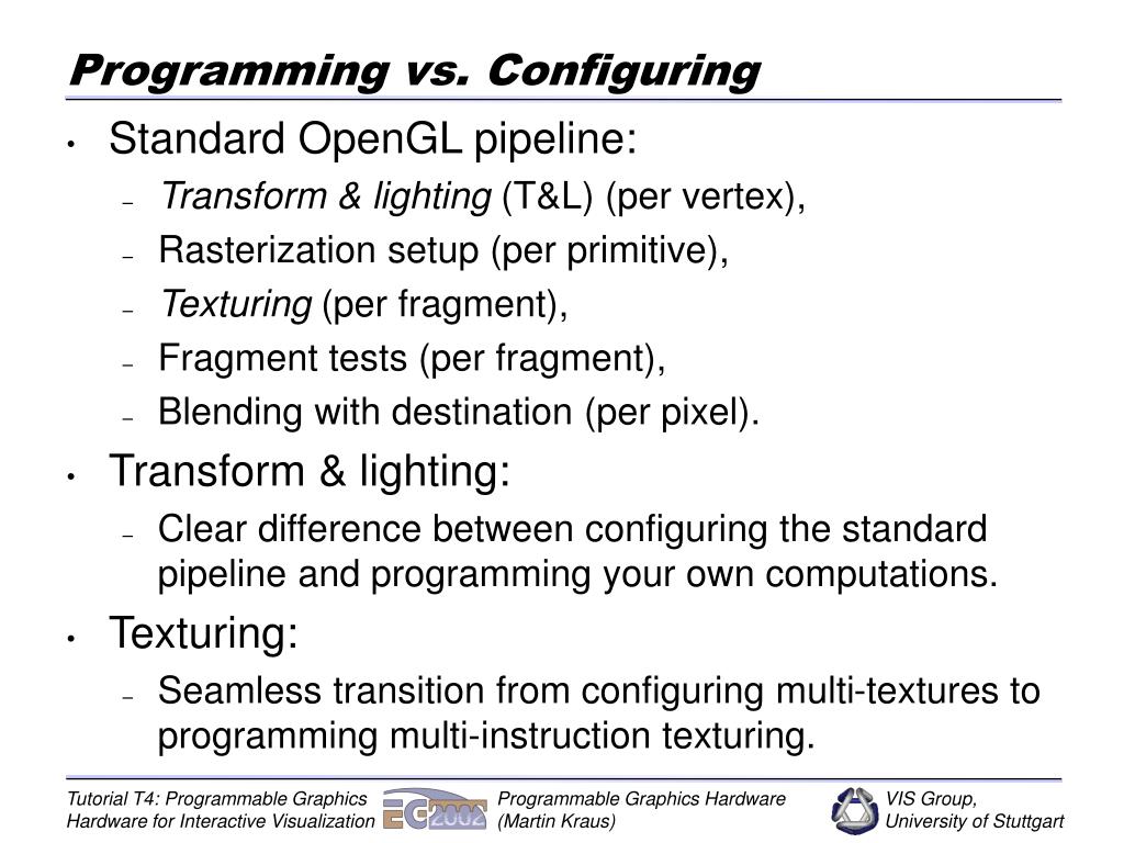 PPT Introduction to Programmable Graphics Hardware PowerPoint