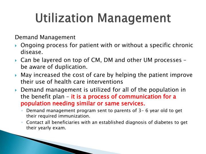 PPT Utilization Management PowerPoint Presentation ID4747836