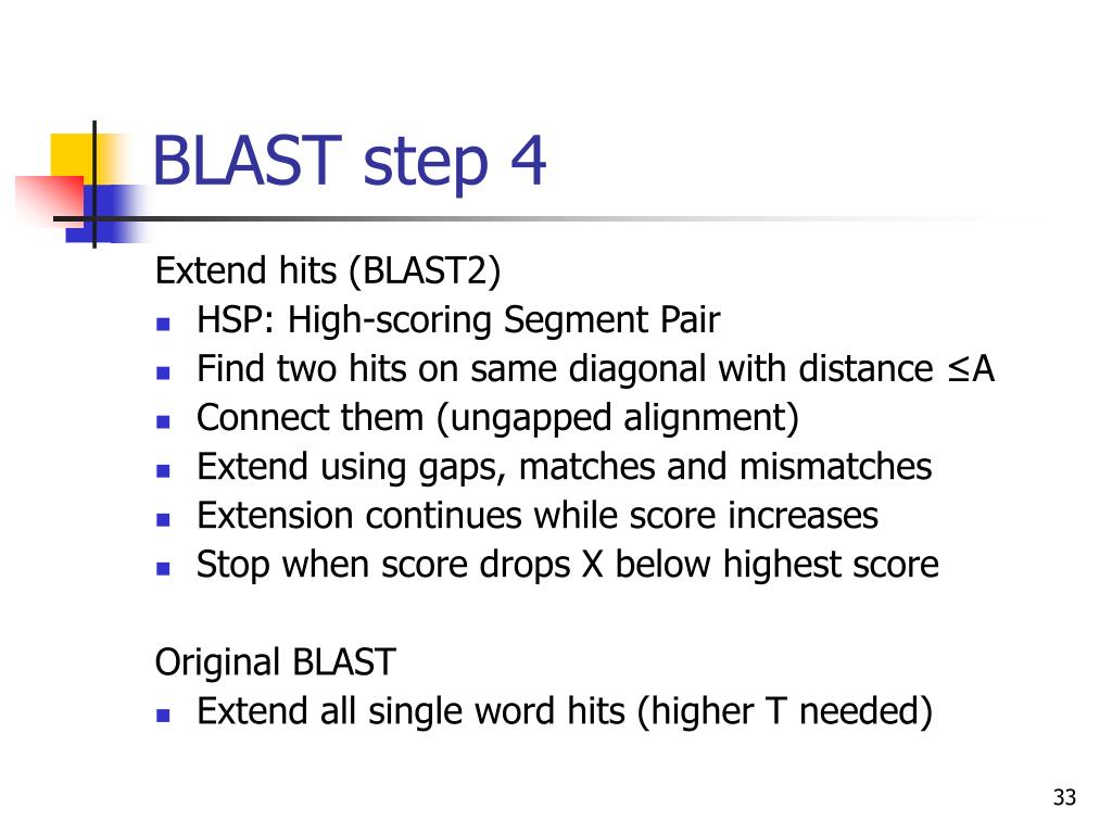 PPT Pairwise alignment 2 Scoring matrices and gaps BLAST, BLAT and
