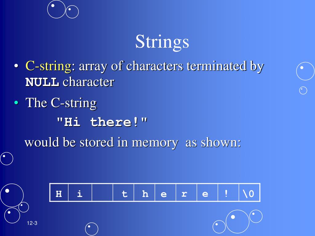 PPT Cstrings and C++ string Class PowerPoint Presentation, free download ID4748485