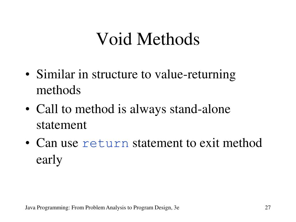 PPT Java Programming From Problem Analysis to Program Design, 3e