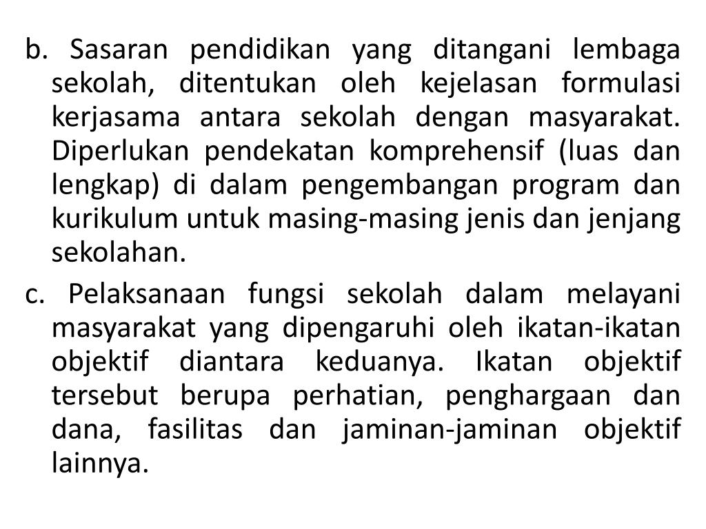 PPT Hubungan Timbal Balik Antara Lingkungan Pendidikan PowerPoint