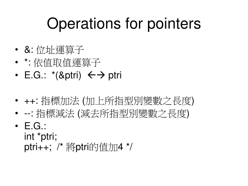 PPT Introduction to pointers in C/C++ PowerPoint Presentation, free