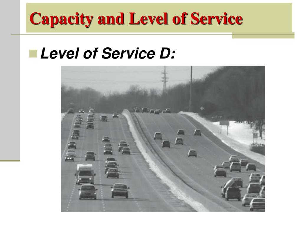 PPT Chapter 9 Capacity and Level of Service for Highway Segments