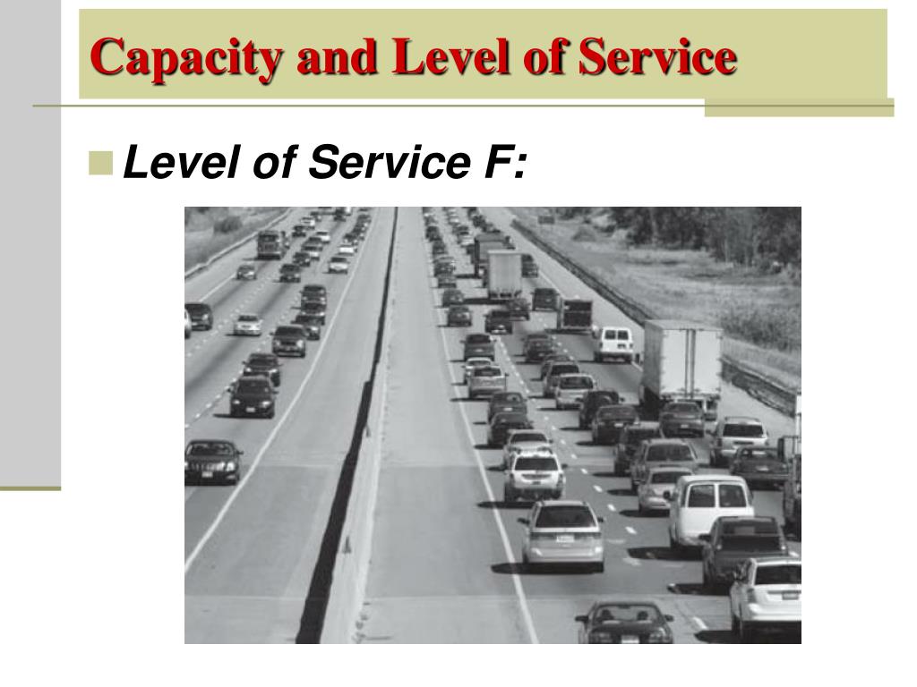 PPT - Chapter 9 Capacity and Level of Service for Highway Segments