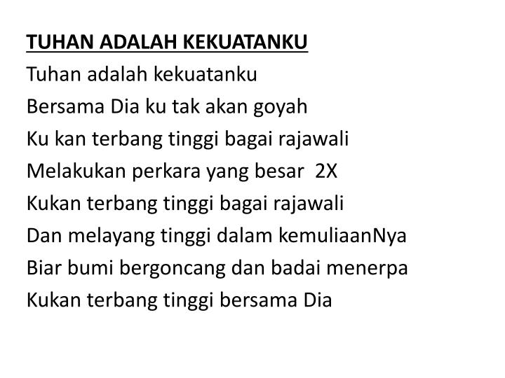 PPT SGALA PUJI SYUKUR Sgala puji syukur hanya bagiMu