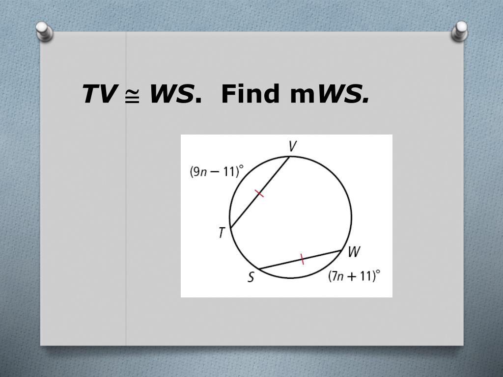 PPT 112 Arcs & Chords PowerPoint Presentation, free download ID