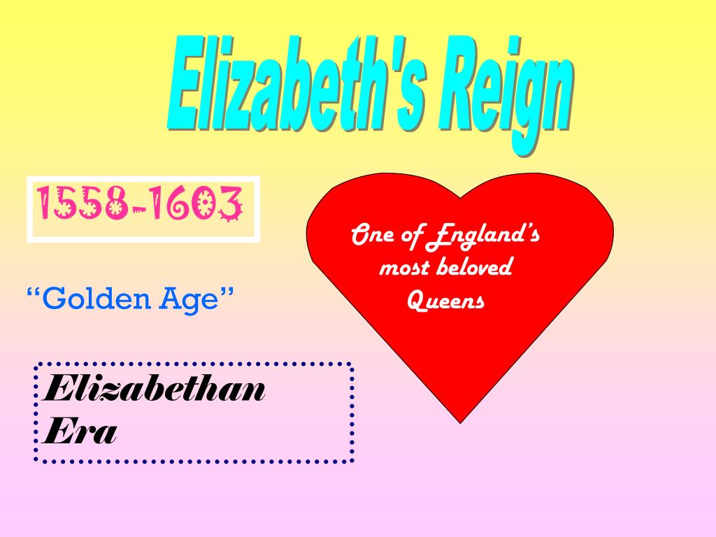 PPT Queen Elizabeth I 15581603 PowerPoint Presentation, free