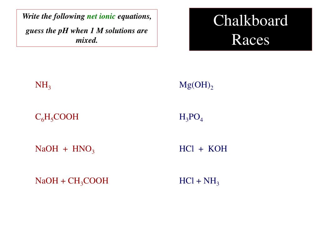 PPT STRONG BASES LiOH, NaOH, KOH, RbOH, CsOH, Ca(OH) 2 , Sr(OH) 2