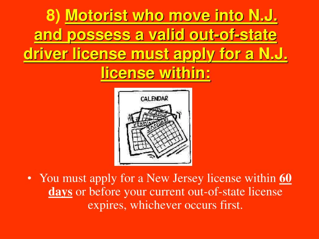 PPT NEW JERSEY DRIVER LICENSE SYSTEM Chapter 1 p. 1 11 PowerPoint Presentation ID4764534