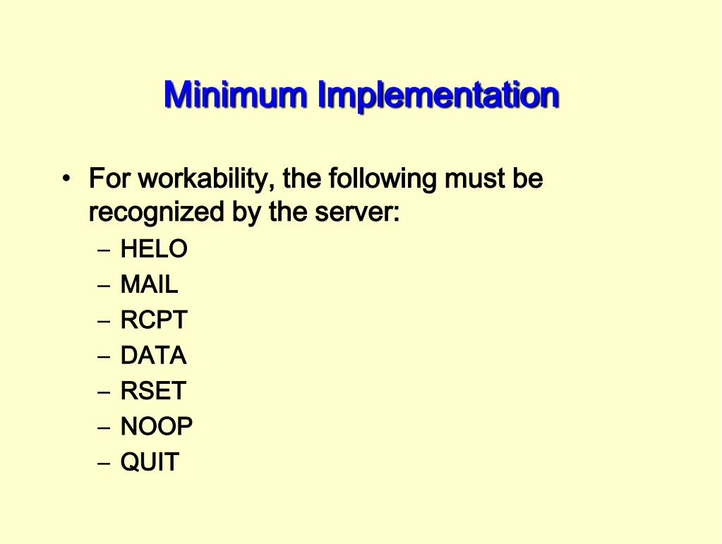 PPT SMTP PowerPoint Presentation, free download ID4766034