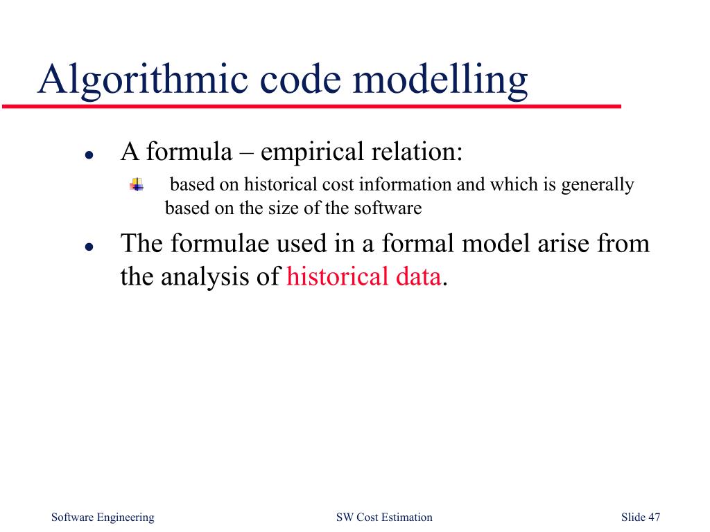 PPT Software Engineering Software Cost Estimation PowerPoint