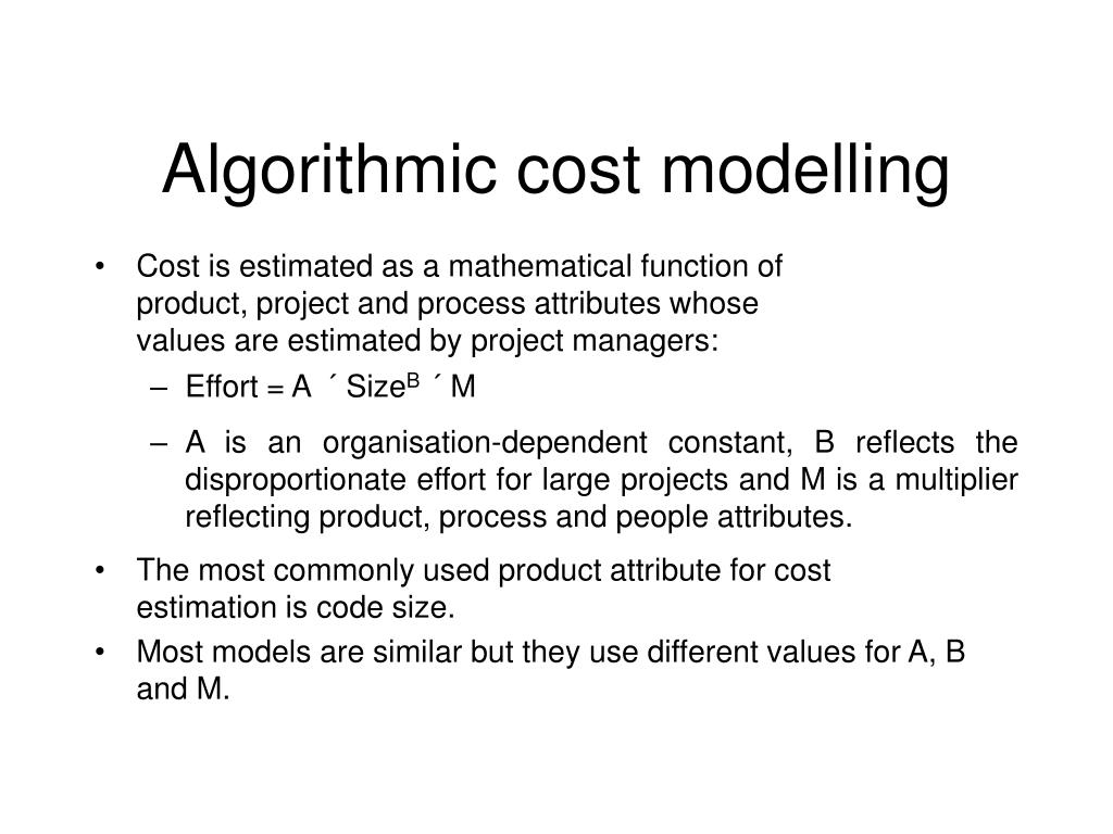 PPT Software cost estimation PowerPoint Presentation, free download