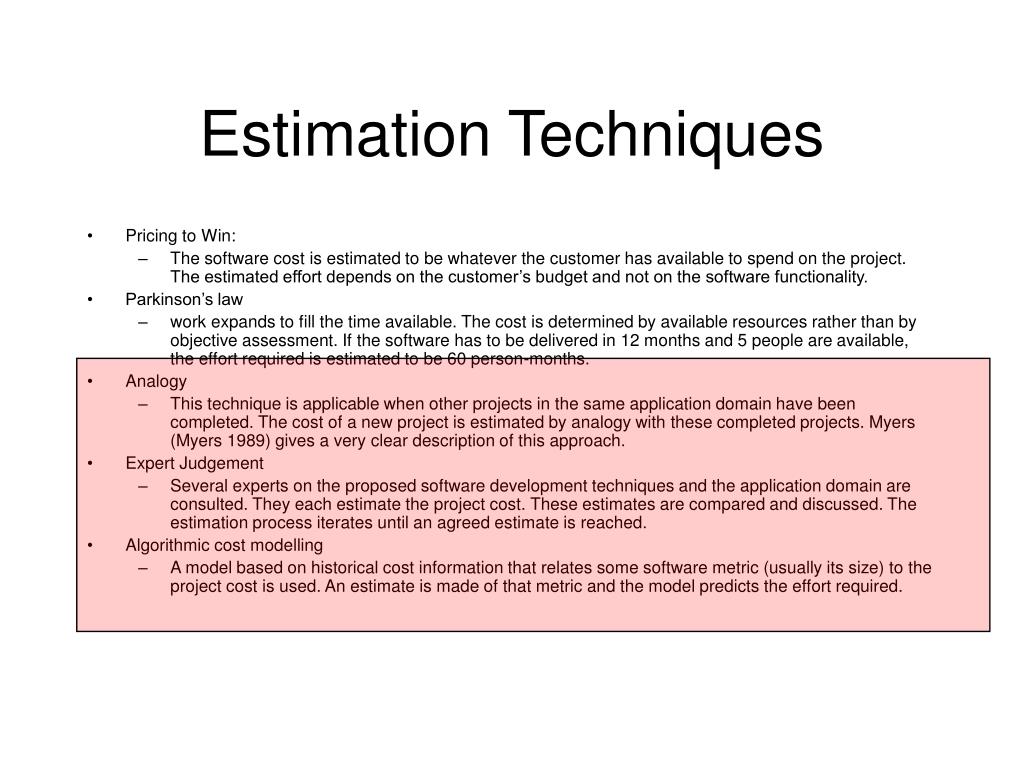 PPT Software cost estimation PowerPoint Presentation, free download