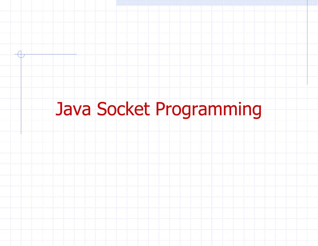 PPT Socket Programming (C/Java) CS587x Lecture 3 Department of Computer Science Iowa State