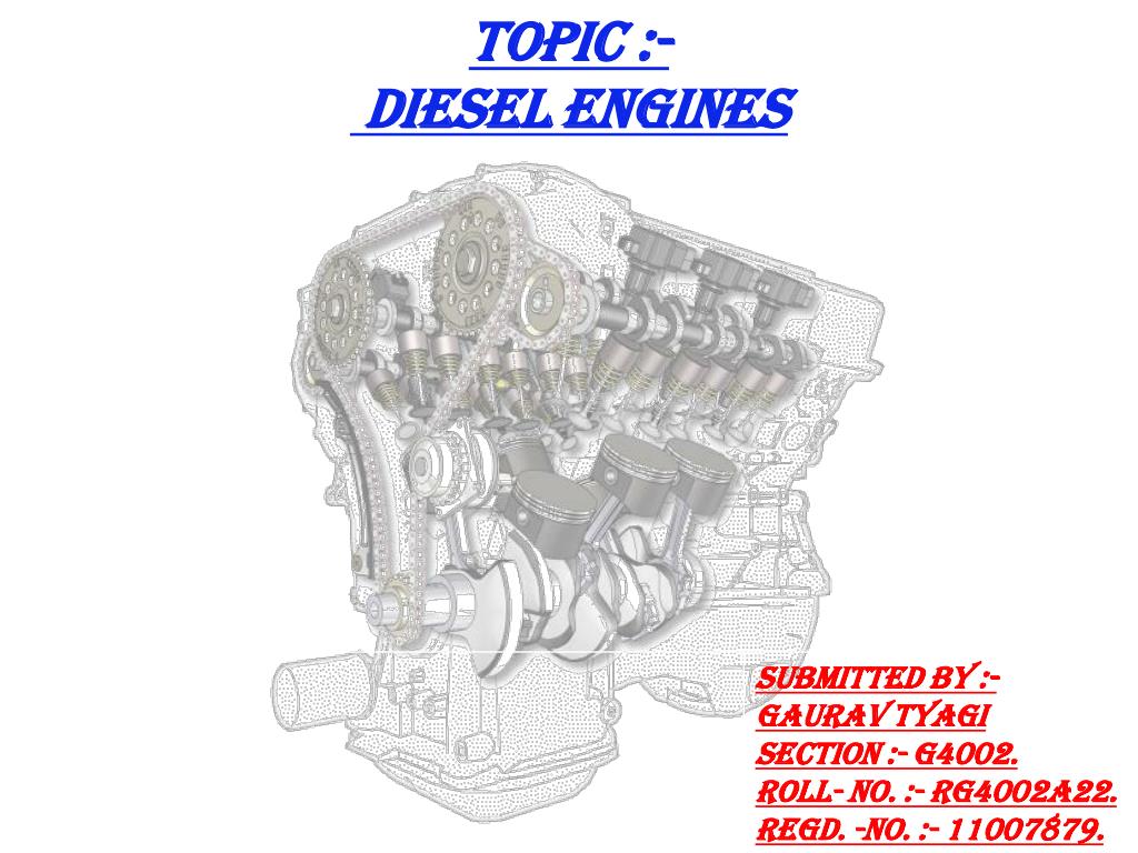 Diesel Engine Diagram Labeled