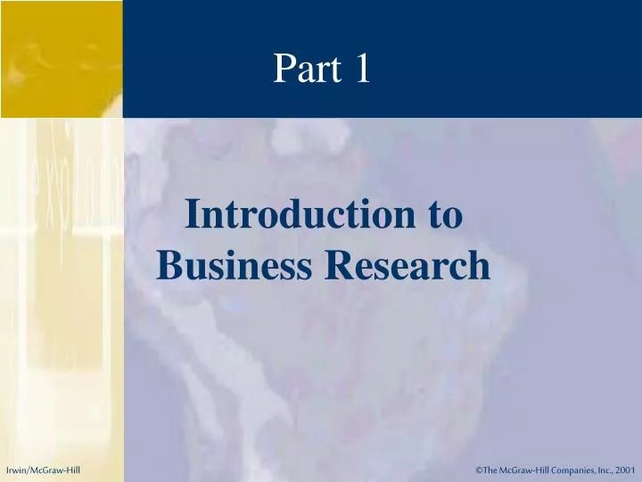 PPT Introduction to Business Research PowerPoint