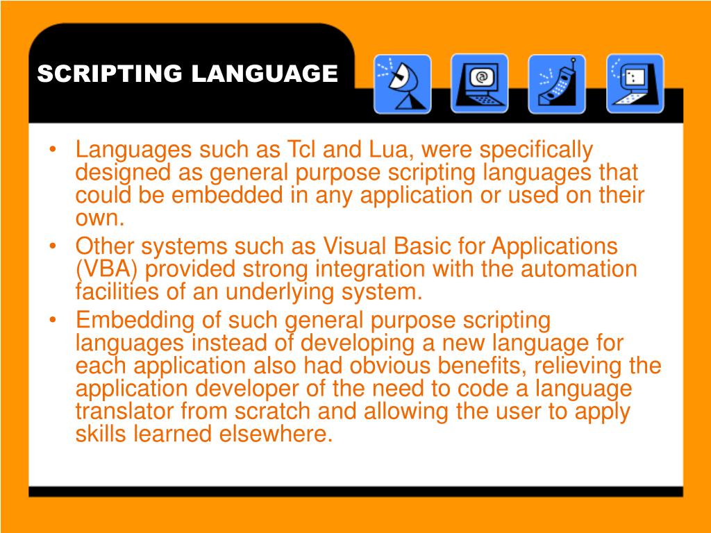 PPT SCRIPTING LANGUAGE PowerPoint Presentation, free download ID4775327