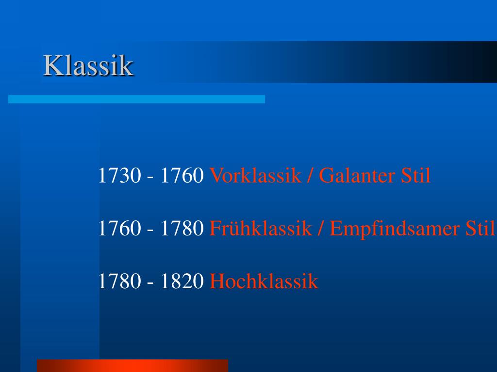 PPT Klassik PowerPoint Presentation, free download ID4775588