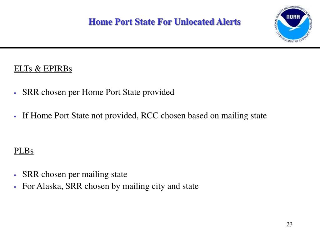 PPT NOAA’s Beacon Registration Database (RGDB) PowerPoint