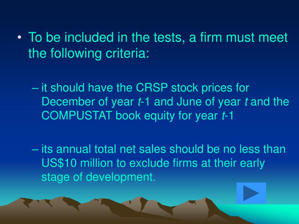 PPT Capital Investments and Stock Returns PowerPoint Presentation