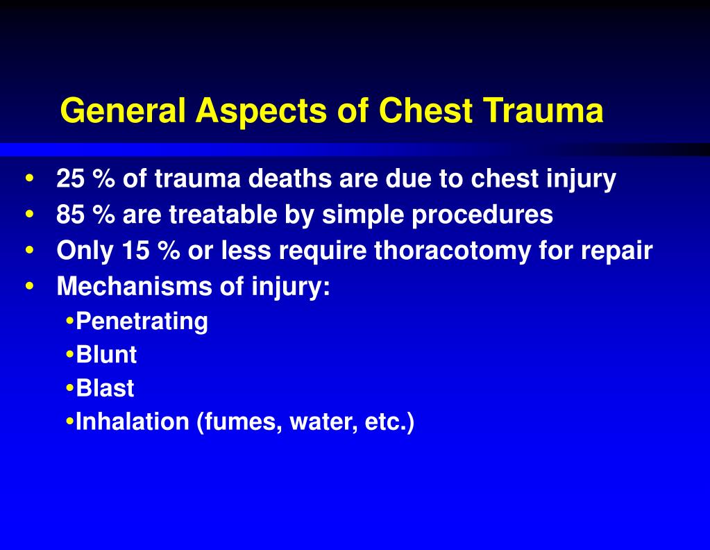 PPT Chest Trauma PowerPoint Presentation, free download ID4780705