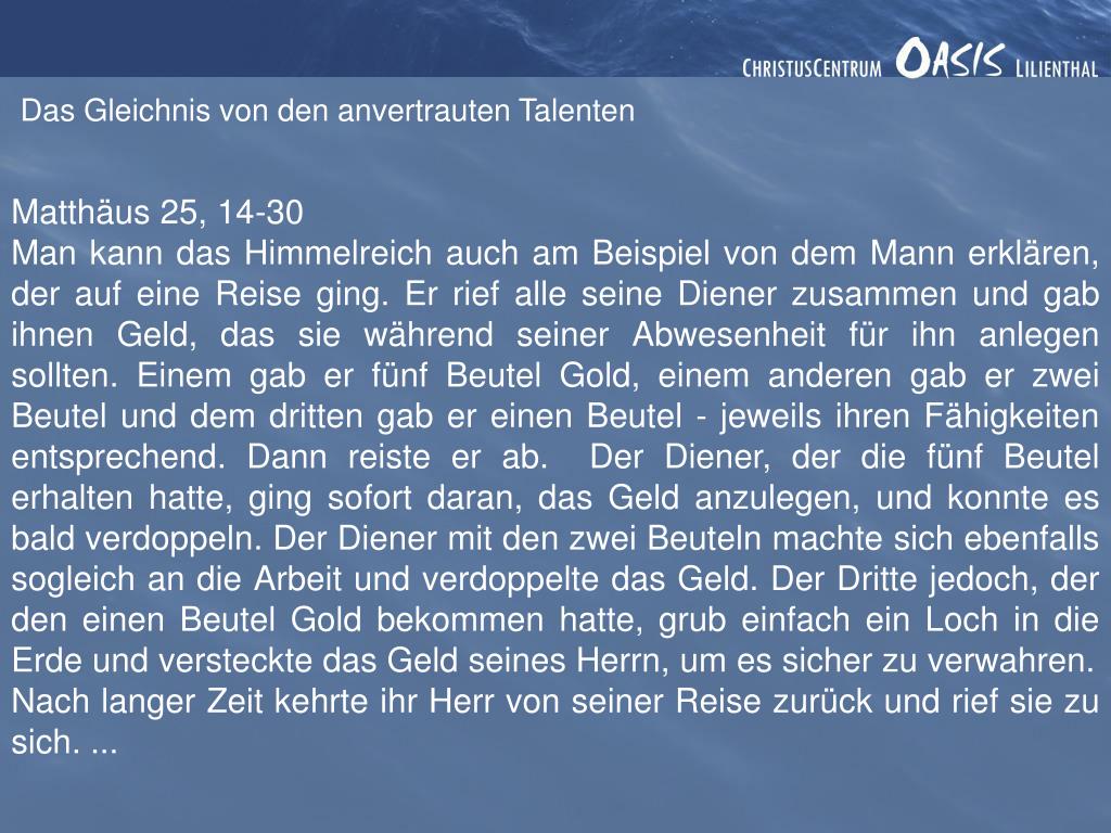 PPT Die Gleichnisse Jesu PowerPoint Presentation, free download ID