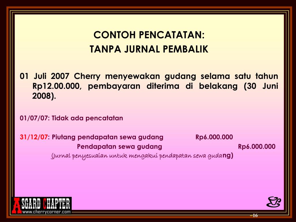 PPT BAB 15 PENCATATAN JURNAL PEMBALIK PowerPoint Presentation, free