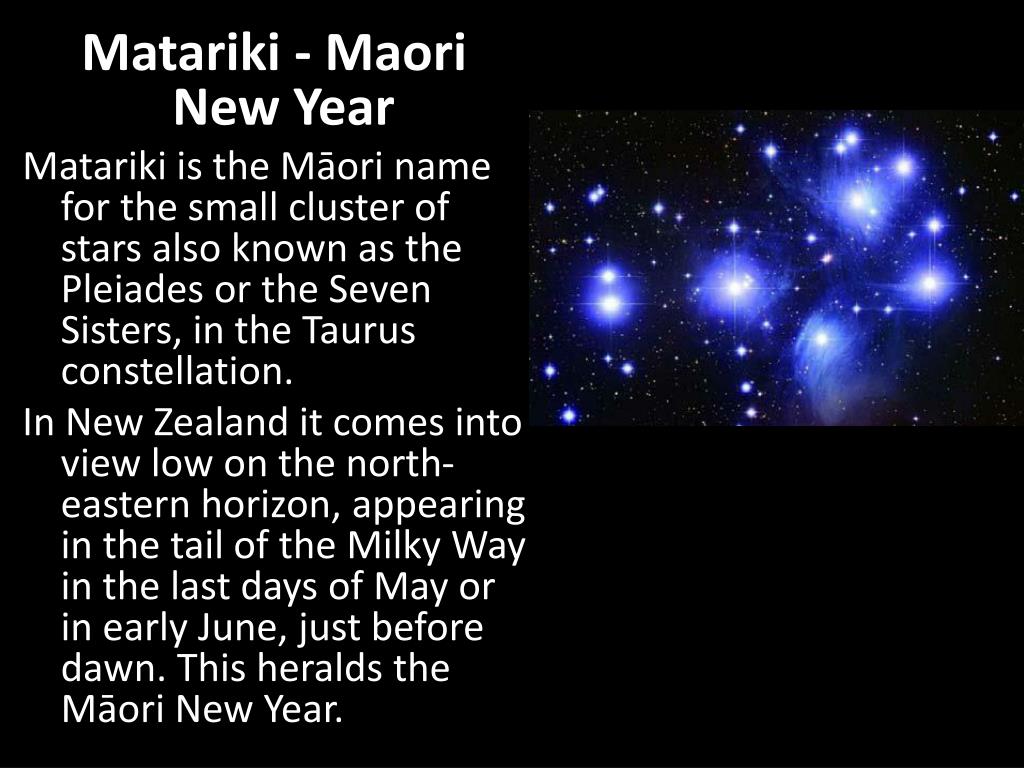 PPT Matariki PowerPoint Presentation, free download ID4782142