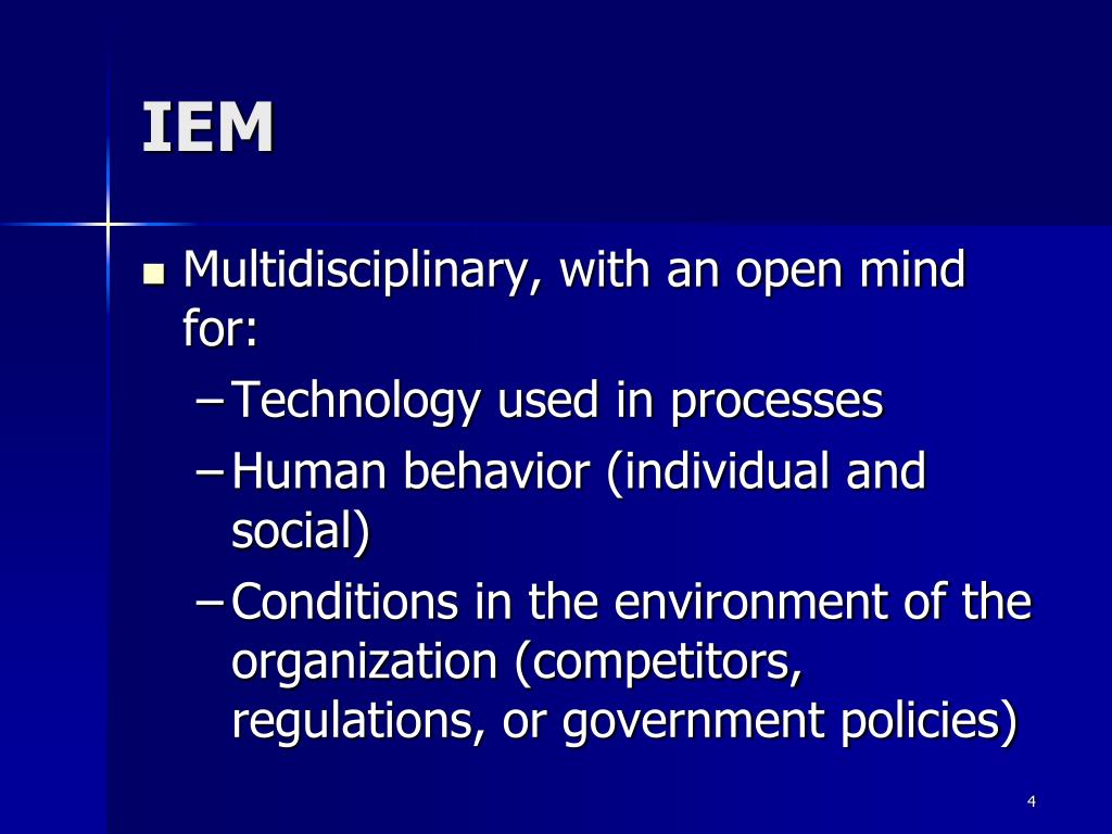 PPT Introduction lecture IEM program PowerPoint Presentation, free