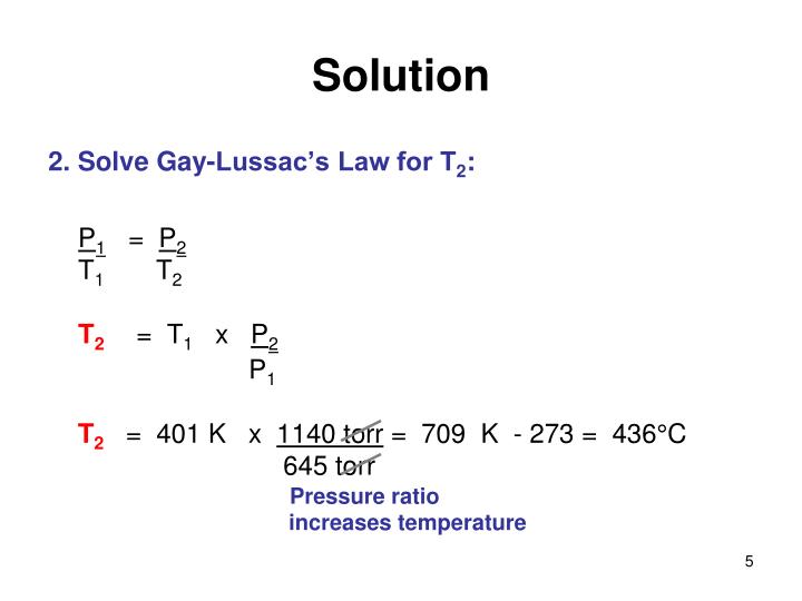 PPT GayLussac’s Law P and T PowerPoint Presentation ID4788531