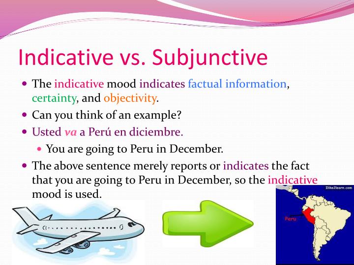 PPT Subjunctive Vs. Indicative PowerPoint Presentation ID4789447