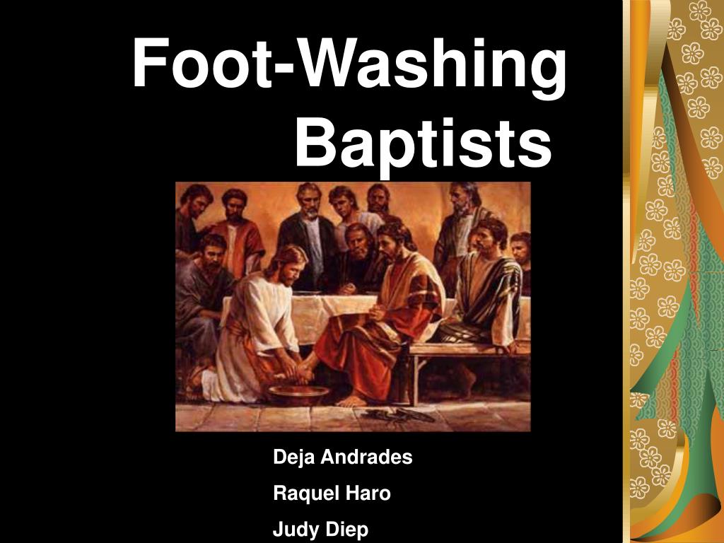 PPT FootWashing Baptists PowerPoint Presentation, free download ID