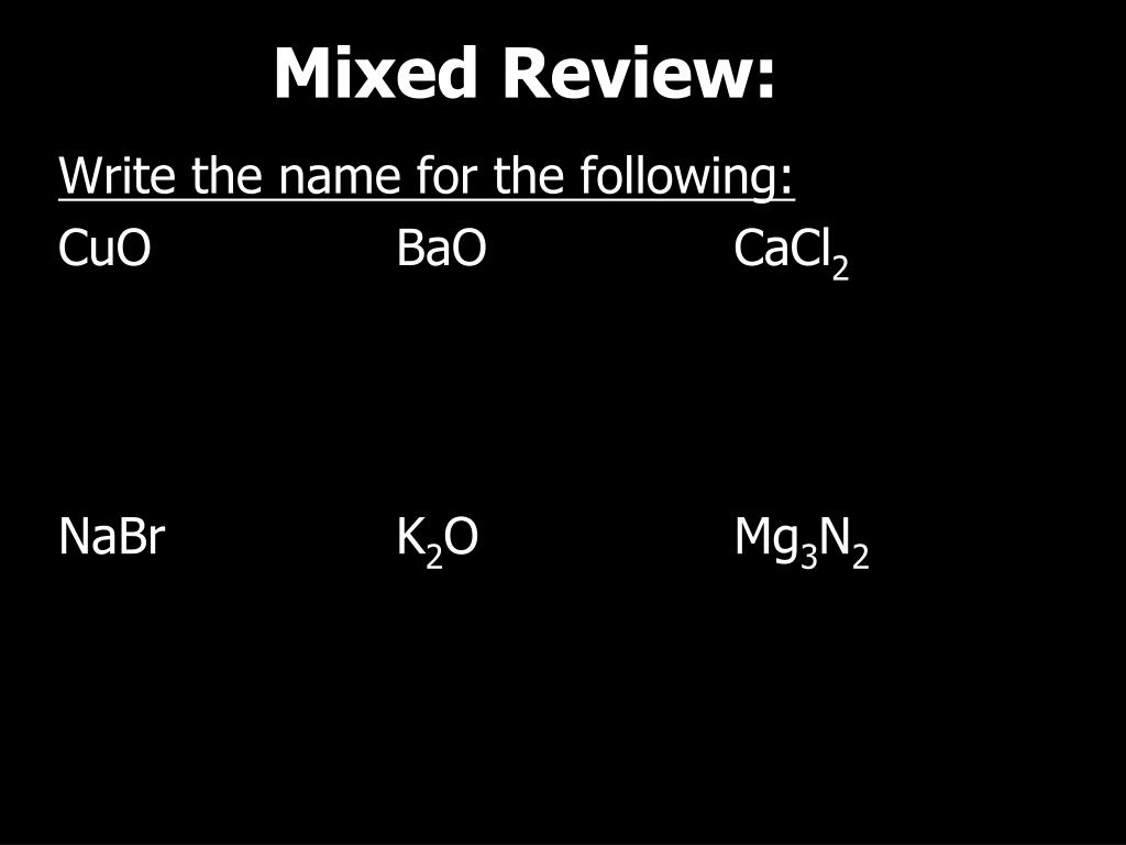 PPT Nomenclature Notes PowerPoint Presentation ID4790604