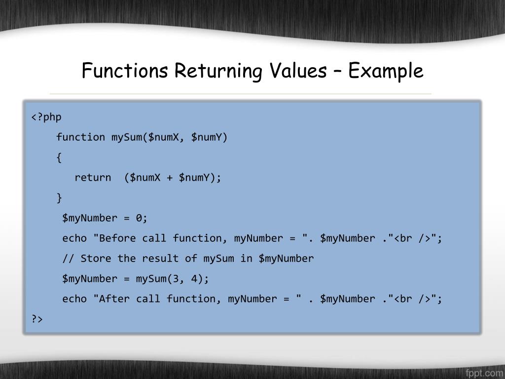 PPT Function PowerPoint Presentation, free download ID4794061