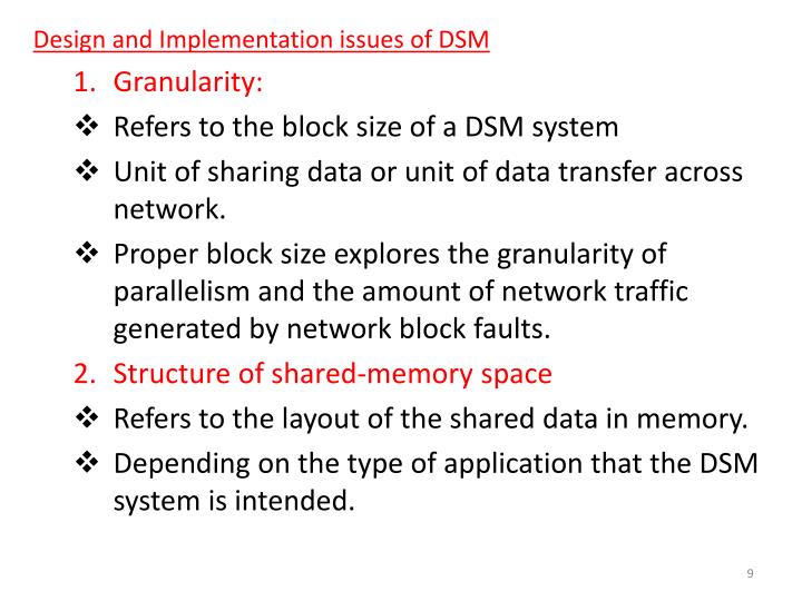 PPT Distributed Shared Memory (DSM) PowerPoint