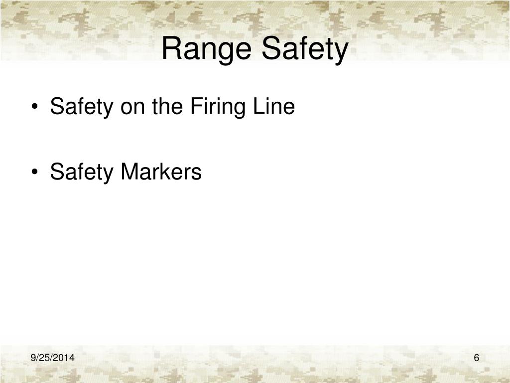 PPT Perform Firing Line Procedures PowerPoint Presentation, free