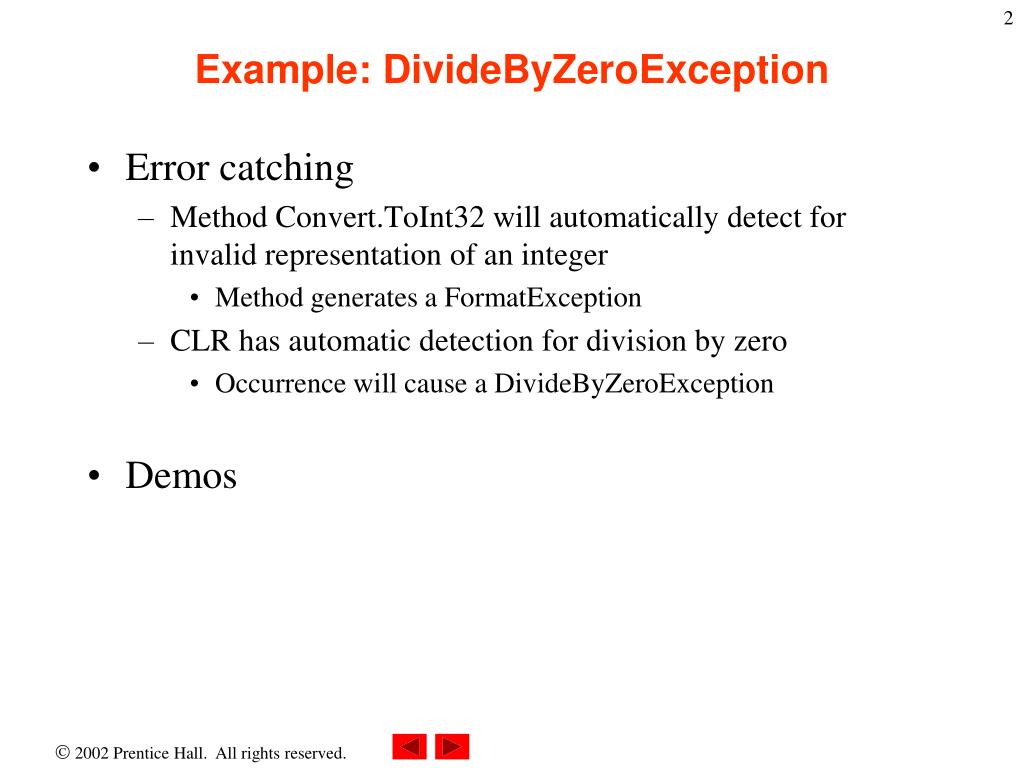 PPT Exception Handling Overview PowerPoint Presentation, free