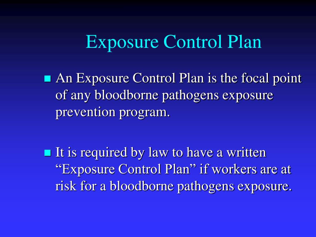 PPT 2010 RGT Exposure Control Plan Training PowerPoint Presentation