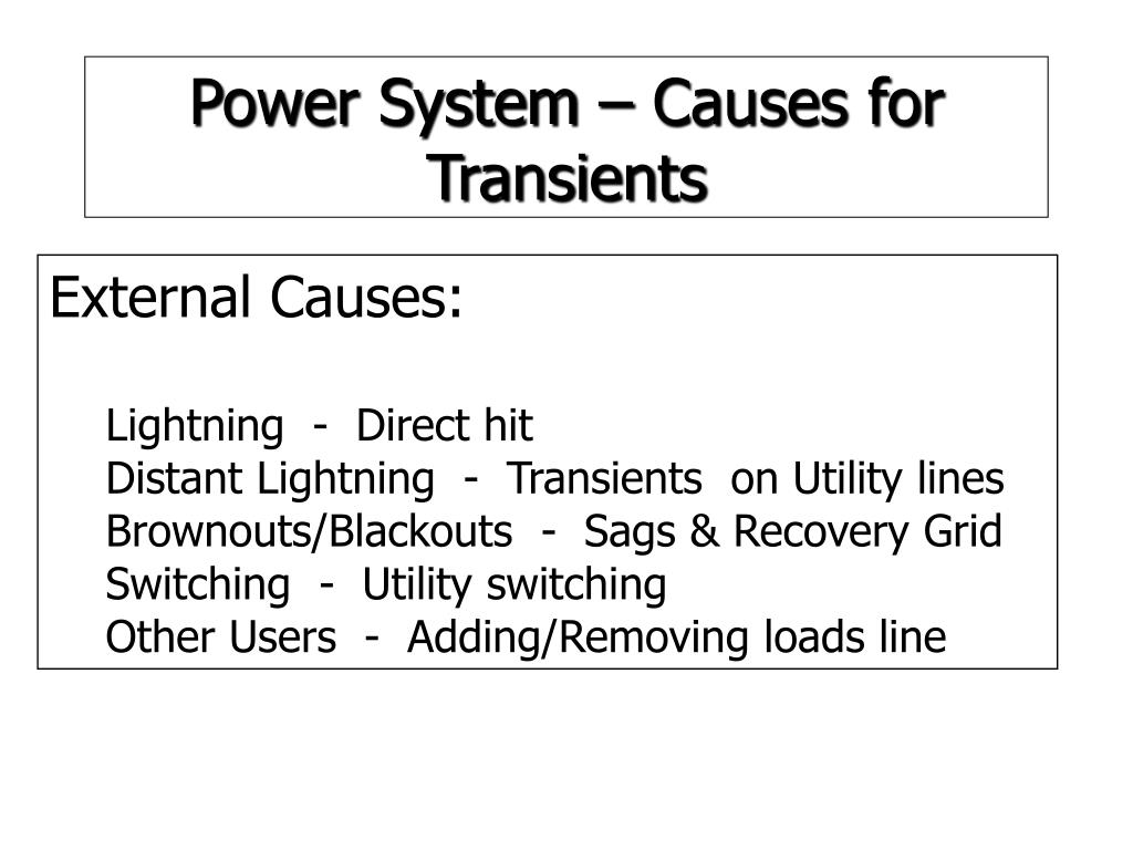 PPT - Power System – Causes for Over Voltage and Prevention PowerPoint