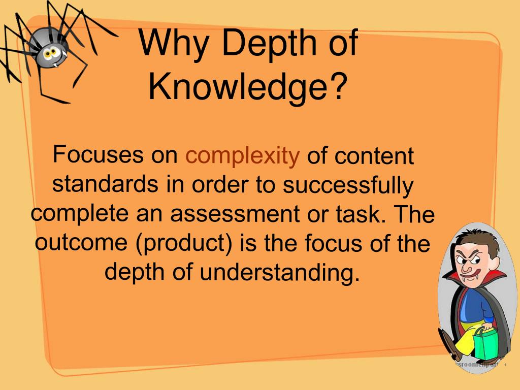 PPT Teaching with Depth An Understanding of b’s Depth of Knowledge