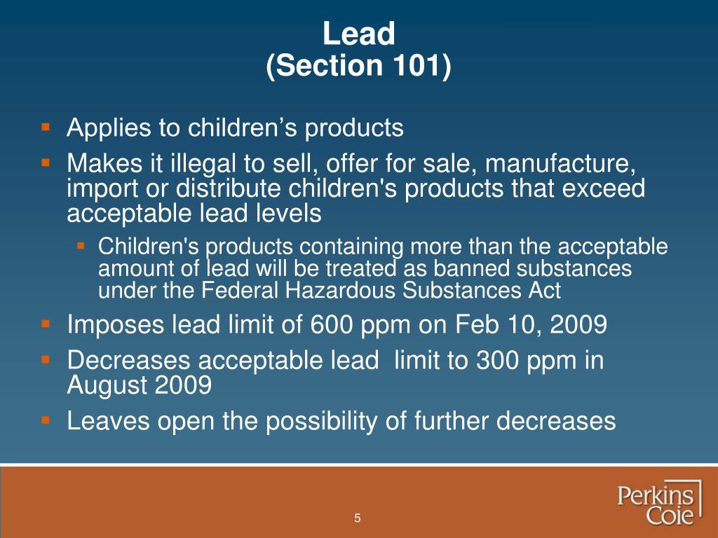 PPT Consumer Product Safety Improvement Act of 2008 PowerPoint