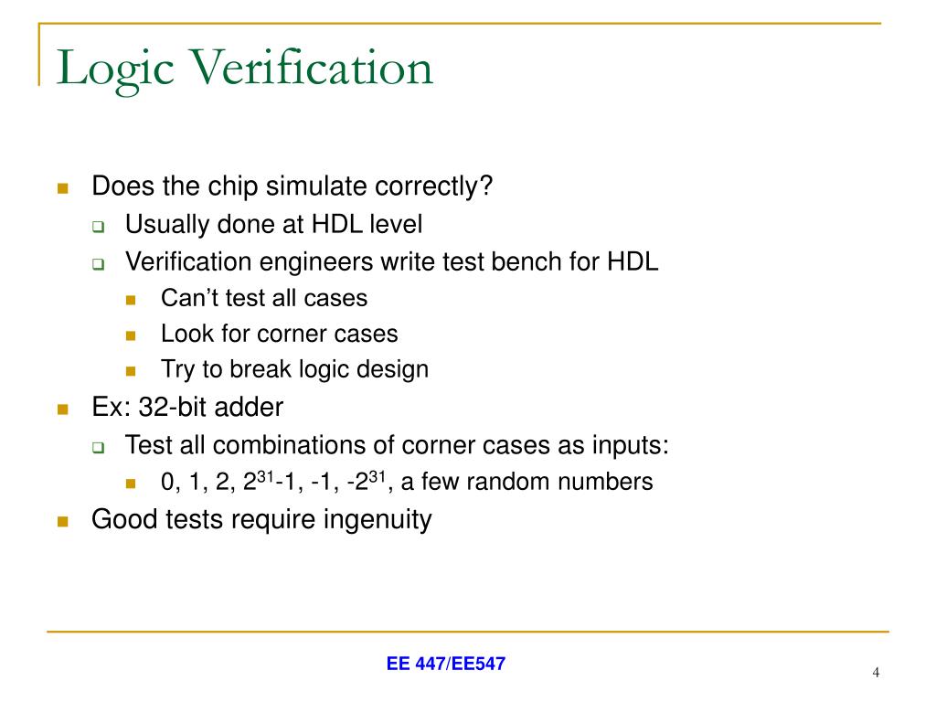 PPT VLSI DESIGN Lecture 10 Design for Testability PowerPoint