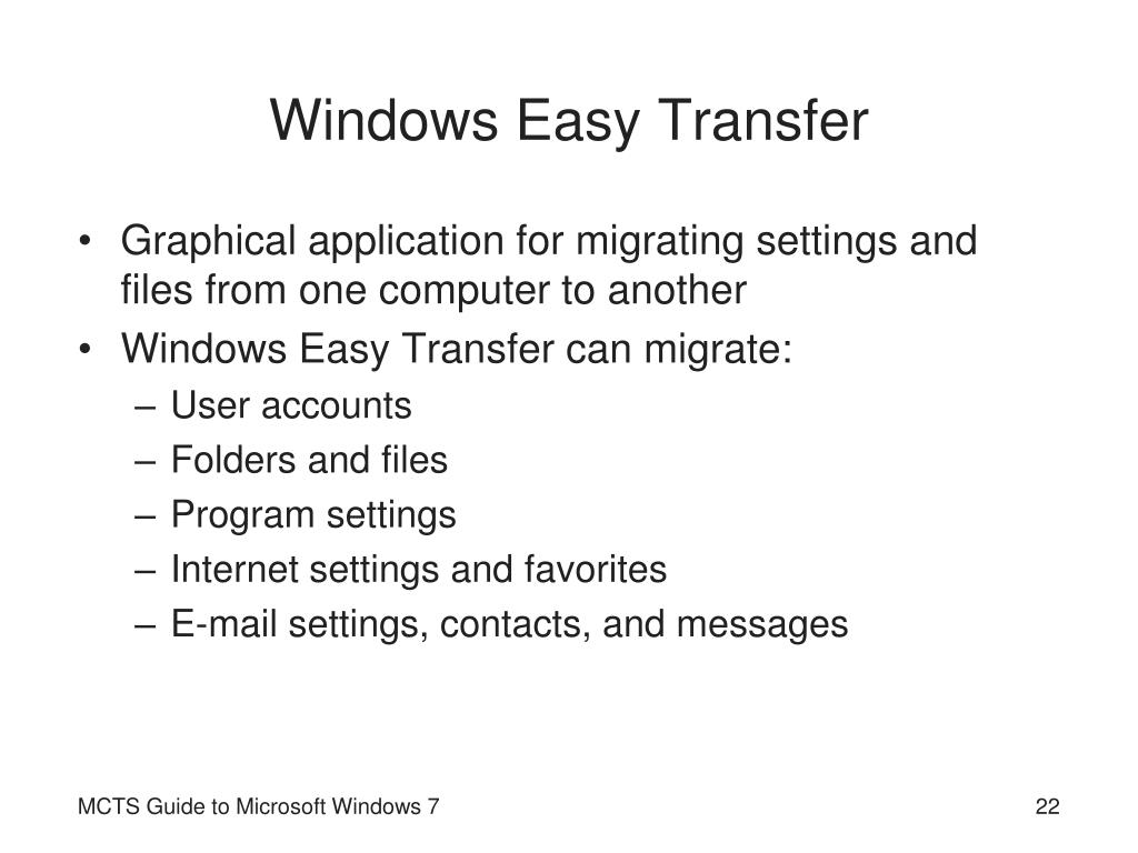 PPT MCTS Guide to Microsoft 7 PowerPoint Presentation, free download