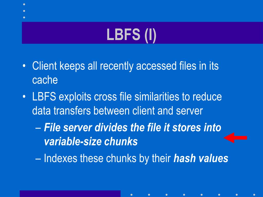 PPT A LOWBANDWIDTH NETWORK FILE SYSTEM PowerPoint Presentation, free