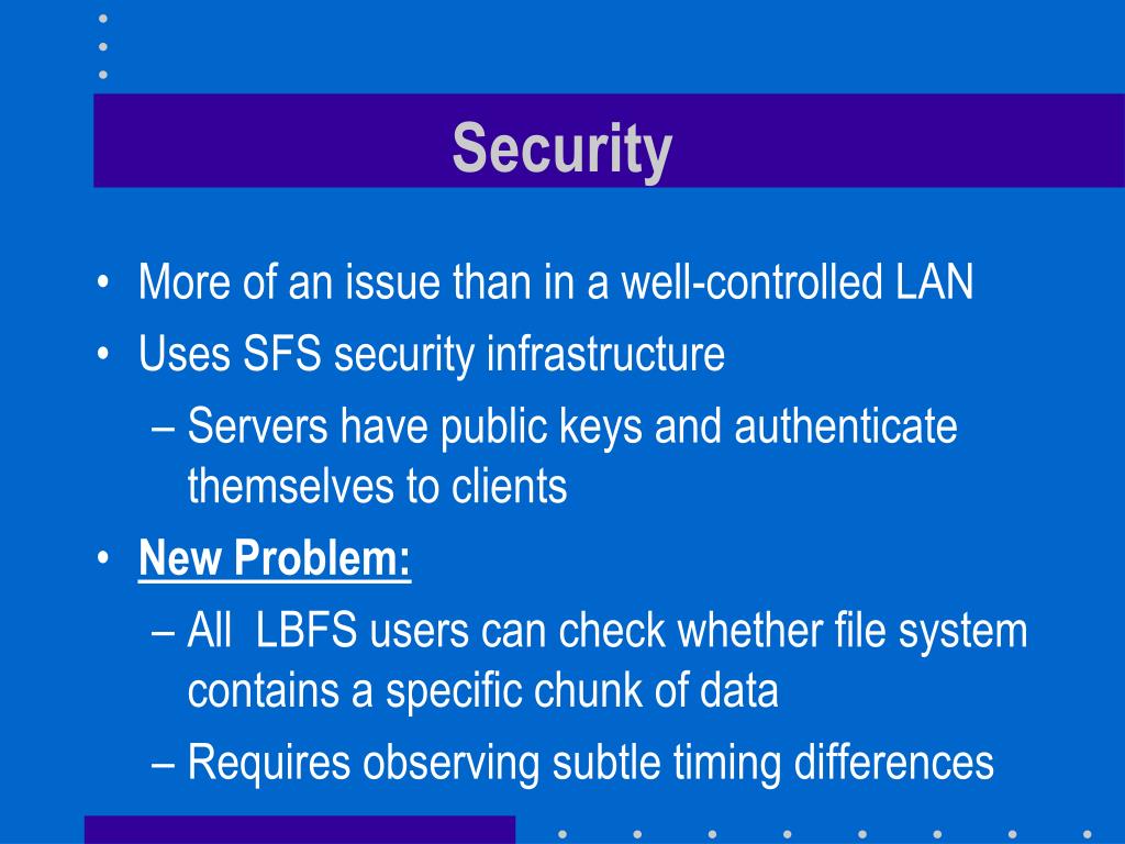 PPT A LOWBANDWIDTH NETWORK FILE SYSTEM PowerPoint Presentation, free