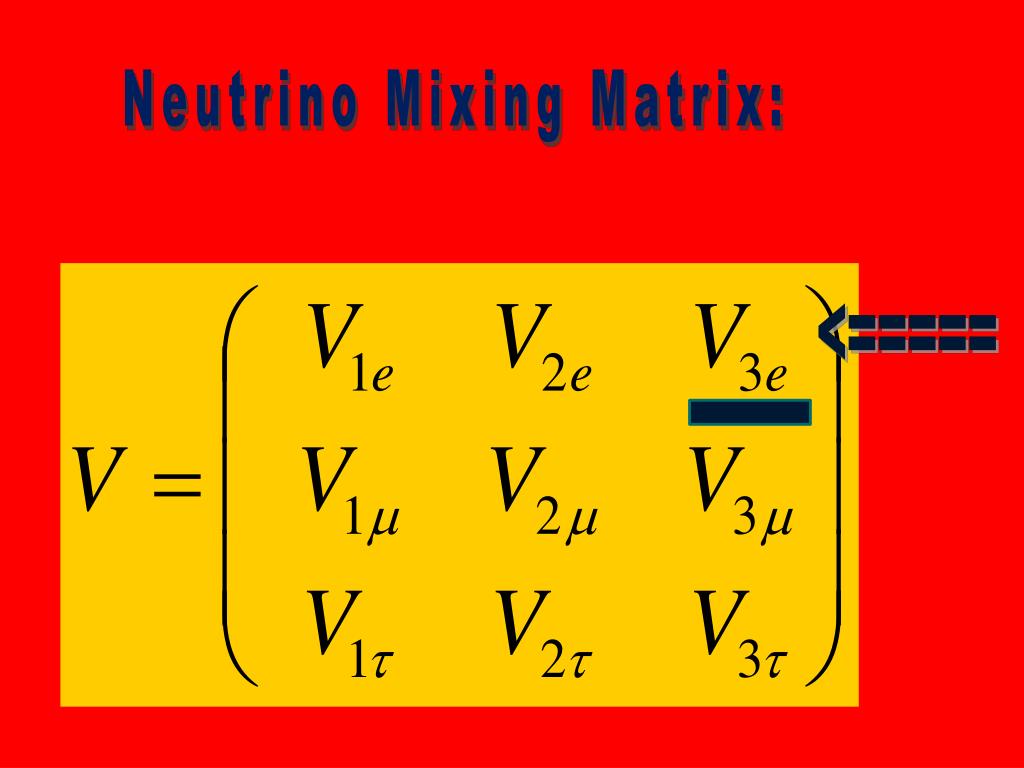 PPT Flavor Mixing of Quarks and Neutrinos PowerPoint Presentation