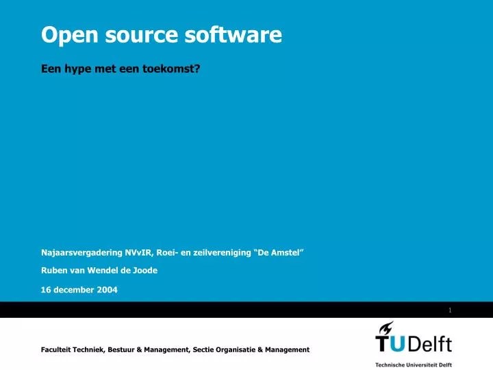 PPT Open source software PowerPoint Presentation, free download ID4811221